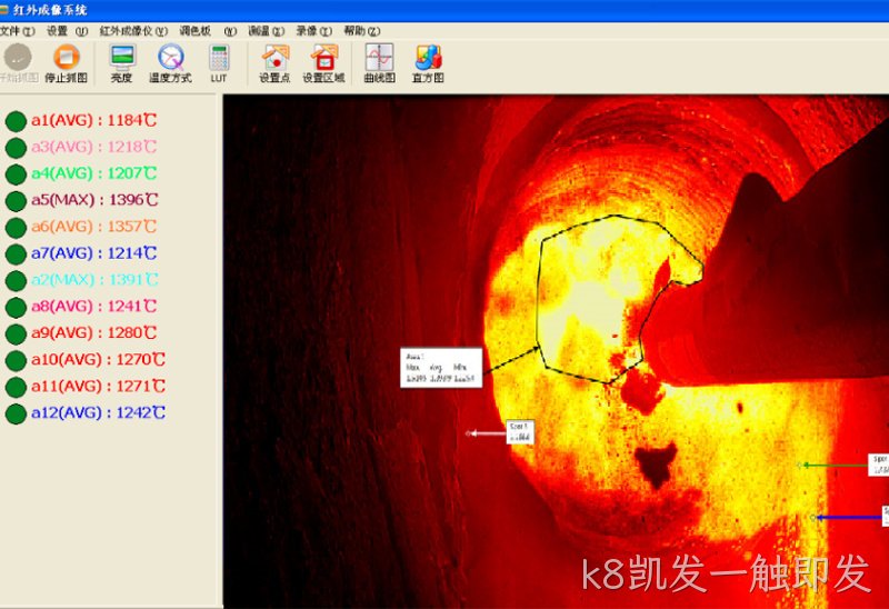 回转窑炉热像仪